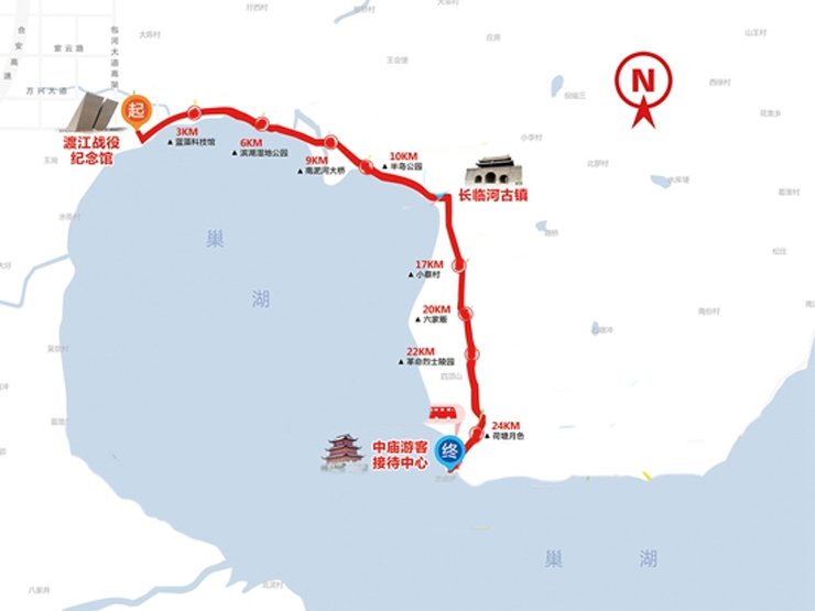 國禎環(huán)?？鞓穱澀h(huán)湖毅行路線